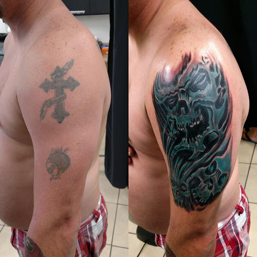 Explore alice in wonderland tattoo ideas, creative tattoo ideas in Augusta, available at Excalibur Art Collective