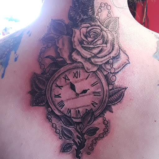 Explore lion family tattoo ideas, creative tattoo ideas in Newport, available at T N T Explosive Tattoo