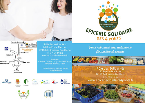 Épicerie solidaire des 4 ponts à Andrézieux-Bouthéon