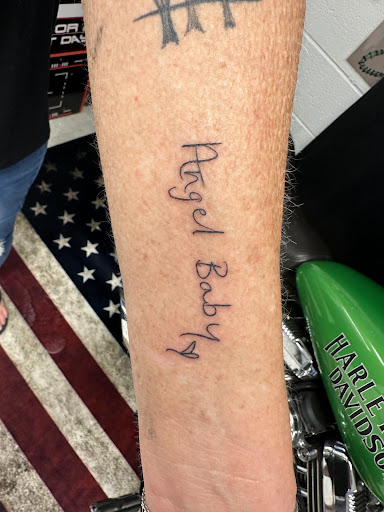 Explore matching tattoo ideas for husband and wife, creative tattoo ideas in Orland, available at K1LL3R ARTW0RK