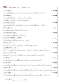 Pizzeria Magazzini Casotti à Gallipoli (la carte)