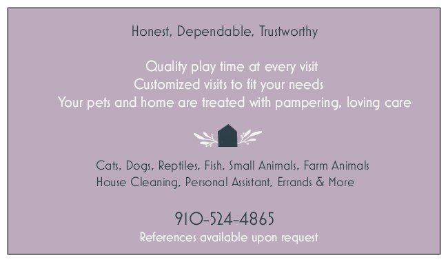 Just Like Home Pet Sitting & More