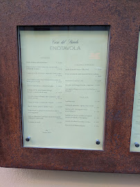 Carte du Casa del Barolo Enotavola Ristorante à Turin