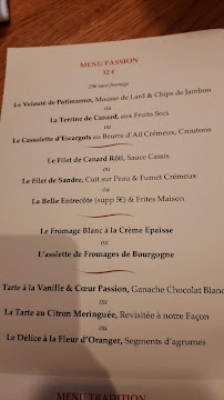 Restaurant Auberge de Gourdon - Saone et Loire (71) à Gourdon (la carte)