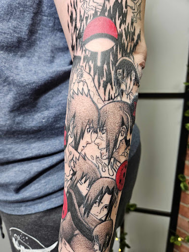 Explore dog tattoo ideas small, creative tattoo ideas in Port Orchard, available at Whimsy & Wraith Tattoo LLC