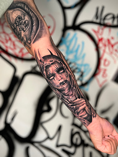 Explore jose tattoo ideas, creative tattoo ideas in San Antonio, available at Ink & Iron Tattoos & Piercings