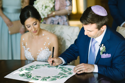 Watercolor Ketubah and Judaica Art - 