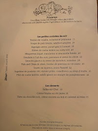 Bistro Le Mermoz à Paris (la carte)