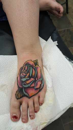 Explore back arm tattoo ideas, creative tattoo ideas in Omaha, available at Bizarre Tattoo