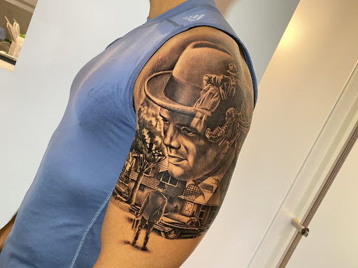 Explore tattoo ideas for back shoulder, creative tattoo ideas in Norcross, available at JP Alfonso Studios