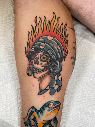 Explore cross tattoo cover up ideas, creative tattoo ideas in Glenside, available at Yellow Rose Tattoo
