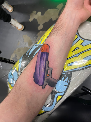 Explore apollo tattoo ideas, creative tattoo ideas in Terre Haute, available at Marcus Large Tattoo Studio