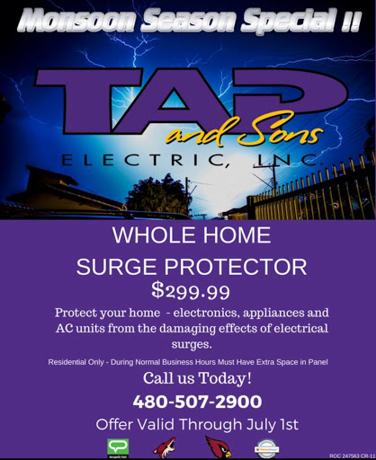 Electrician «TAP and Sons Electric Inc», reviews and photos, 2307 W Fairmont Dr, Tempe, AZ 85282, USA