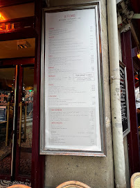 Menu / carte de Le Florès à Paris