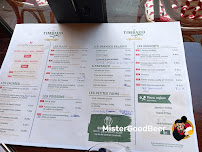 Bistro Le Timbaud à Paris (le menu)