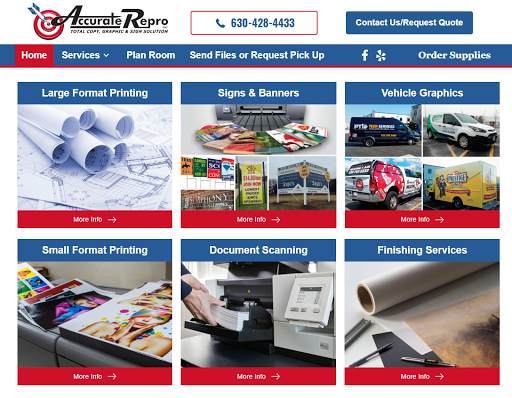 Sign Shop «Accurate Repro, Inc.», reviews and photos, 2368 Corporate Ln, Naperville, IL 60563, USA