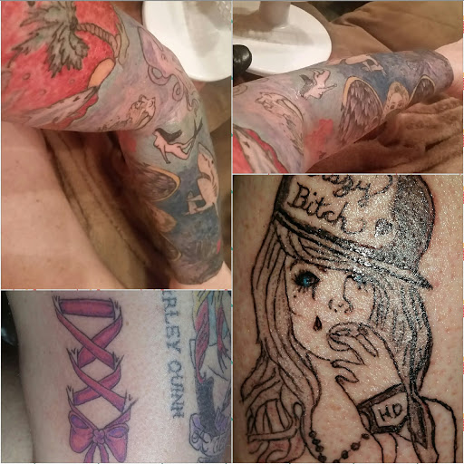 Explore jesus on the cross tattoo ideas, creative tattoo ideas in Davis, available at SIX GUN SOUND TATTOO