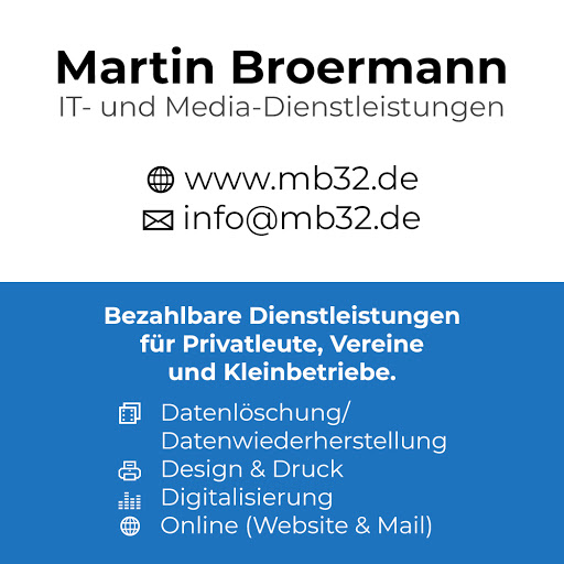 Martin Broermann - IT- und Media-Dienstleistungen