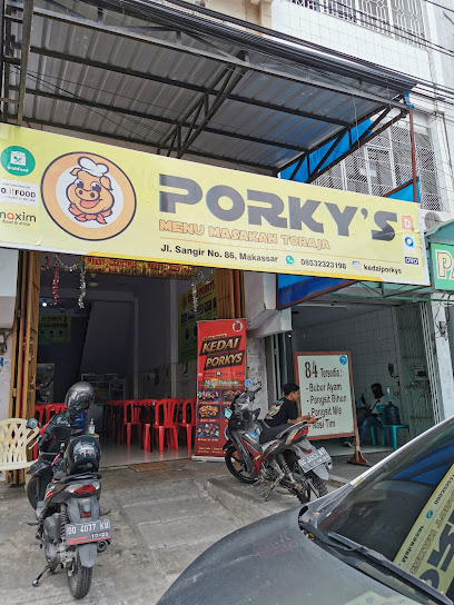 Porkys Kedai Babi Makassar - Jl. Sangir No.86, Melayu Baru, Kec. Wajo, Kota Makassar, Sulawesi Selatan 90171, Indonesia