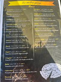 Menu du O'professore Griglieria Pizzeria Gavorrano à Bagno di Gavorrano