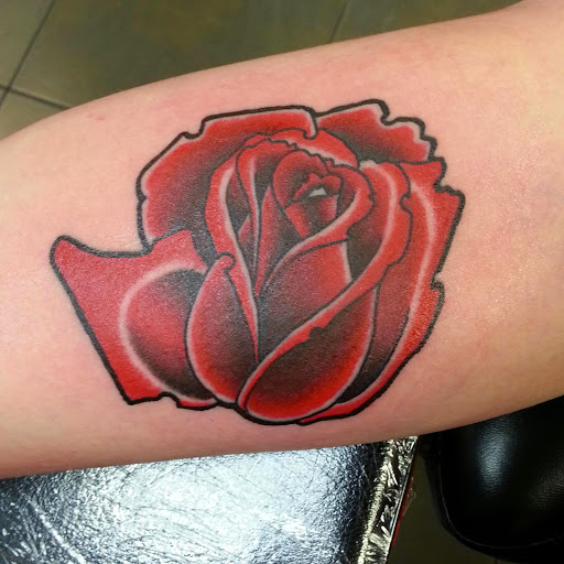 Explore urban tattoo ideas for guys, creative tattoo ideas in Baldwin, available at Salvation Tattoo