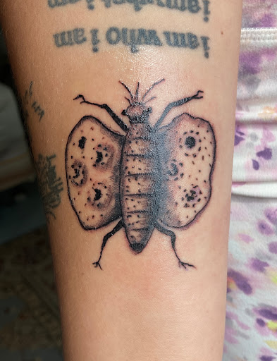 Explore drumming tattoo ideas, creative tattoo ideas in Endicott, available at INK THERAPY - WE ARE NOT CLOSED
