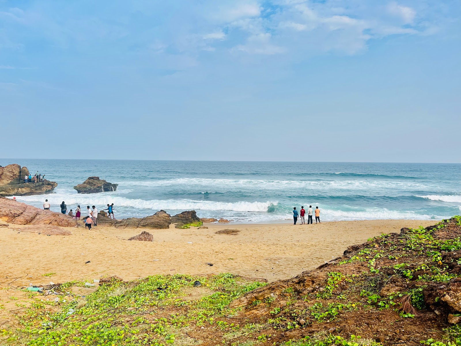 Foto av Seethapalem Beach med rak strand