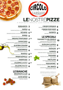 Menu du IL CIRCOLO DI CARNAGO SRL à Carnago
