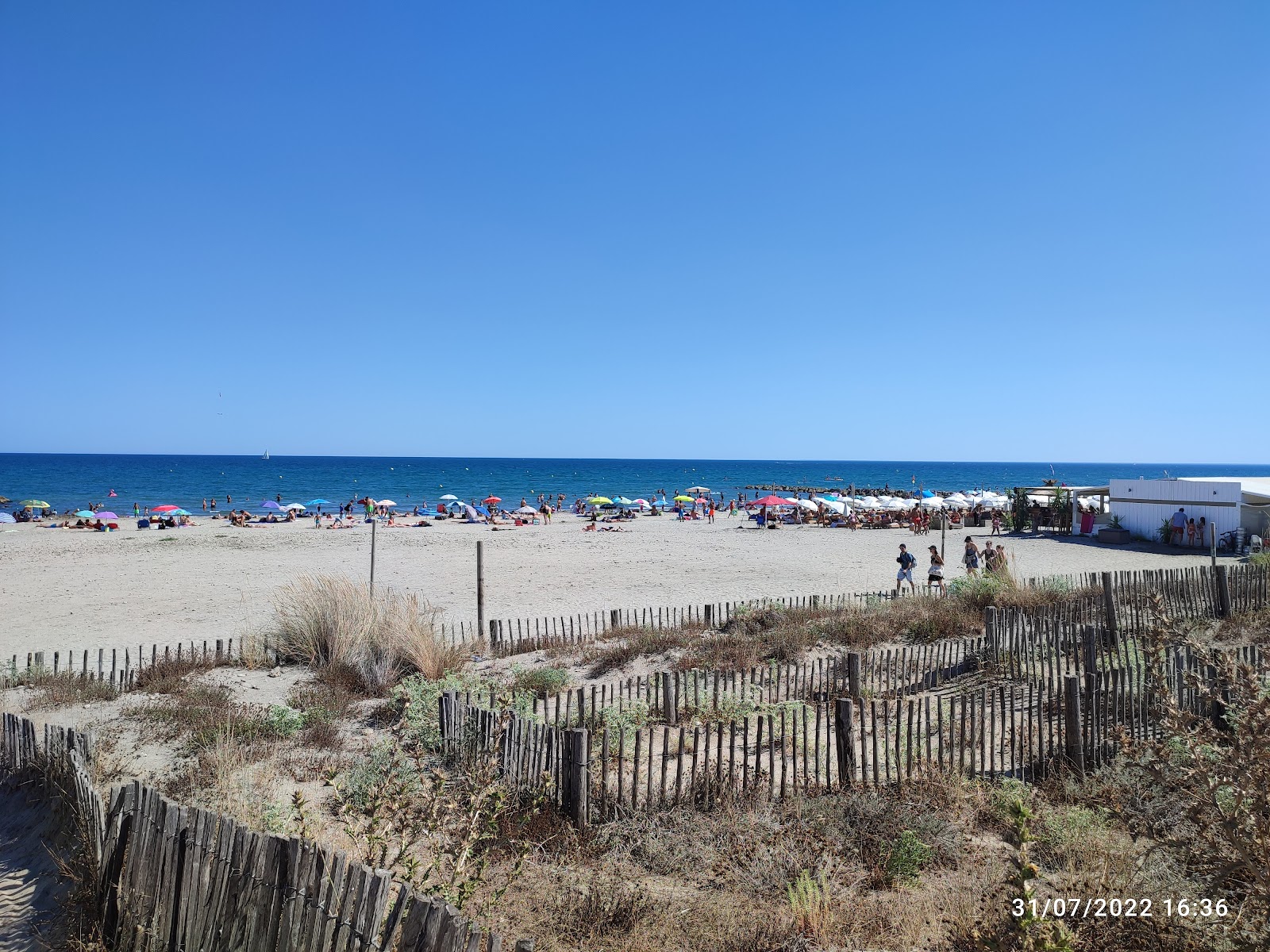 Photo de Plage des Aresquiers zone des équipements