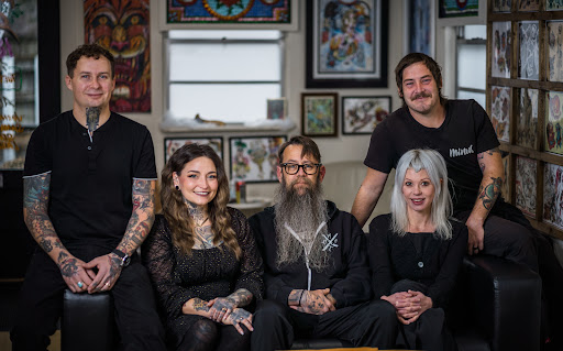 Explore hibiscus flower tattoo ideas, creative tattoo ideas in Muncie, available at Fox & Sparrow Tattoo