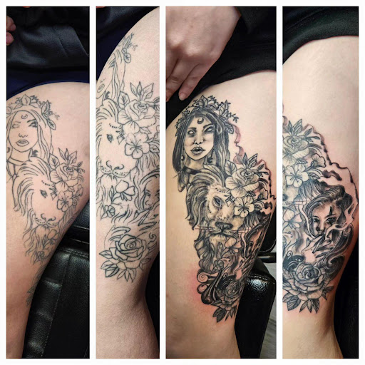 Explore goofy tattoo ideas, creative tattoo ideas in Cumberland, available at Queen City Ink