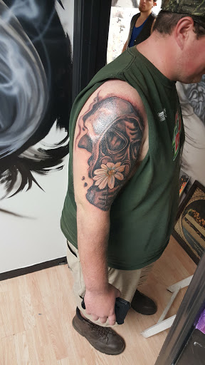 Explore ambigram tattoo ideas, creative tattoo ideas in Jackson, available at T.R.A.P. Ink Tattoos and Piercings