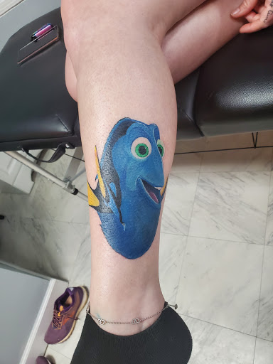 Explore childhood cancer tattoo ideas, creative tattoo ideas in Columbus, available at Broken Tarot Tattoo Parlour