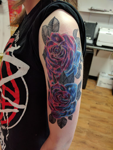 Explore stairway to heaven tattoo ideas, creative tattoo ideas in Akron, available at Knuckle Up Ink Tattoos