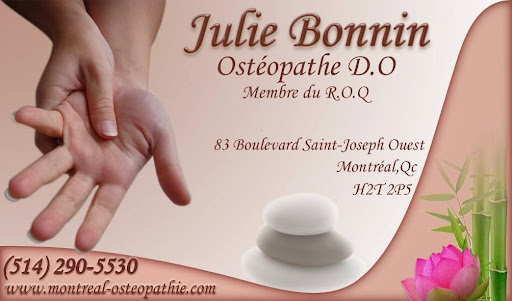 Julie Bonnin - Ostéopathe