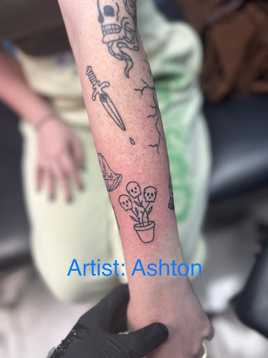 Explore gremlin tattoo ideas, creative tattoo ideas in Foley, available at Symbolic Ink Tattoo Studio