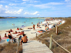 Foto di Playa des Trucadors con baia piccola