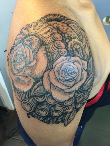 Explore butterfly tattoo placement ideas, creative tattoo ideas in Oakland, available at Premium Tattoo