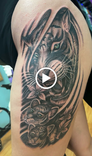 Explore tattoo chest cover up ideas, creative tattoo ideas in Clearwater, available at Kill em All Tattoo, LLC