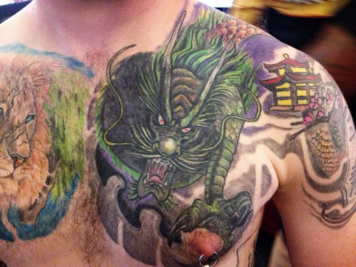 Explore trippy mushroom tattoo ideas, creative tattoo ideas in Kenner, available at Electric Expressions