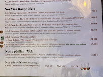 Restaurant Au Four Saint Louis à Carcassonne carte