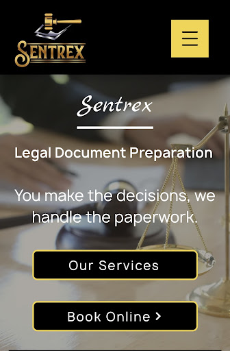 Sentrex Legal Document Preparation image