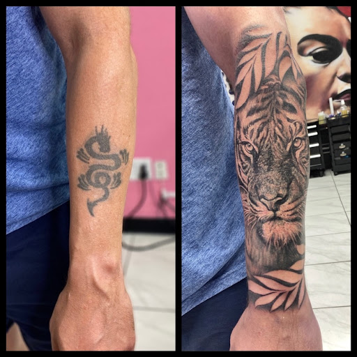 Explore tattoo ideas aquarius, creative tattoo ideas in Laughlin, available at Freshwater Tattoo