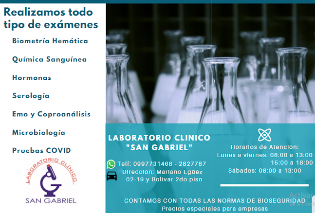 Laboratorio Clinico San Gabriel - Laboratorio