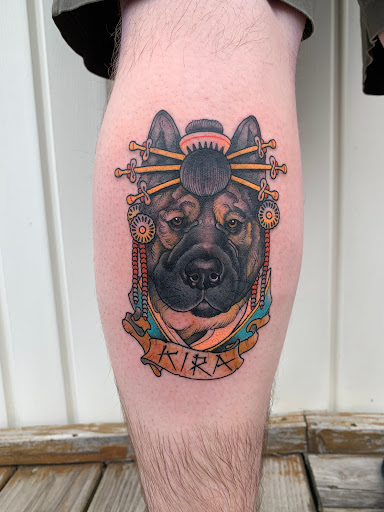 Explore map tattoo ideas, creative tattoo ideas in Wappingers Falls, available at Twin Tides Tattoo