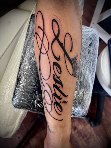 Explore kneecap tattoo ideas, creative tattoo ideas in Rogers, available at Ink Solutions Tattoo