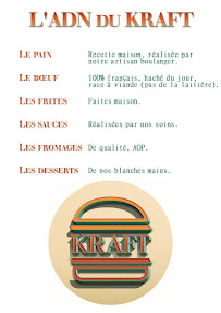 Menu / carte de Kraft Bistrot d'Hamburgers à Cornebarrieu