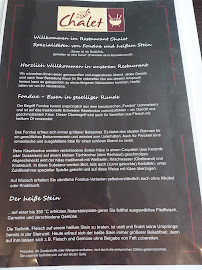 Restaurant Restaurant CHALET à Bremerhaven - menu / carte