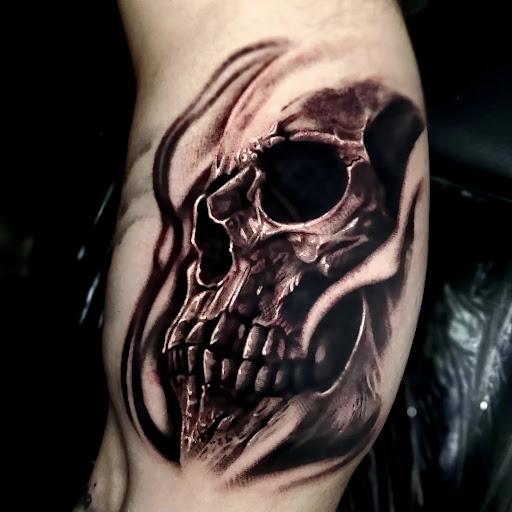 Explore male forearm tattoo ideas, creative tattoo ideas in Houston, available at RS3 Studios
