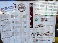 Menu / carte de Fresh Burritos Rennes Colombia à Rennes